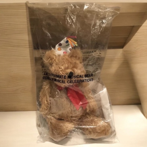 Avon Other - Avon Collectible HTF birthday bear, musical, "Let's celebrate", sealed, untested